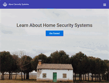 Tablet Screenshot of aboutsecuritysystems.com
